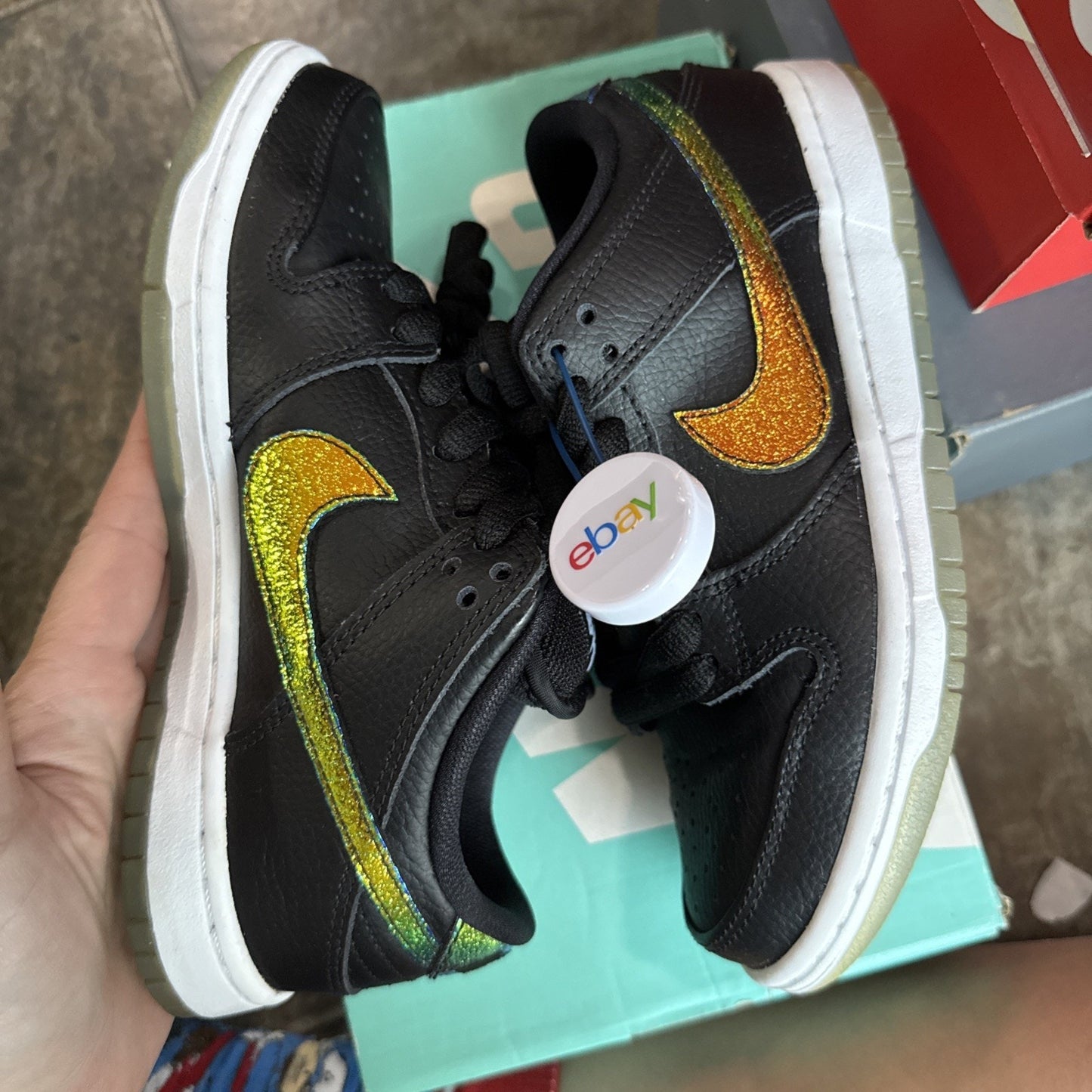Size 4 - Nike SB Dunk Pro Low Sparkle