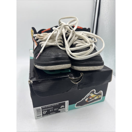 Size 9.5 - Nike Dunk SB Low Tie-Dye Raygun - Black