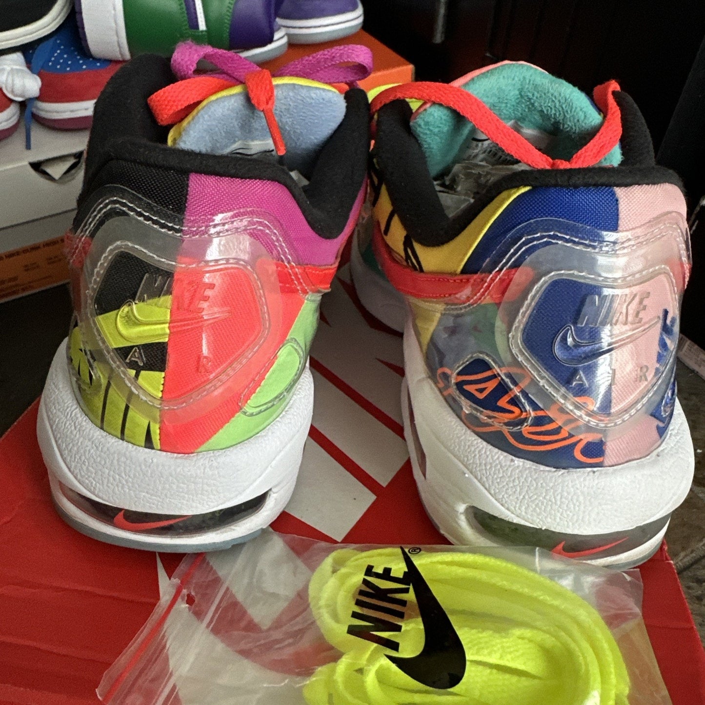 Size 9.5 - Atmos x Nike Air Max 2 Light QS Logos