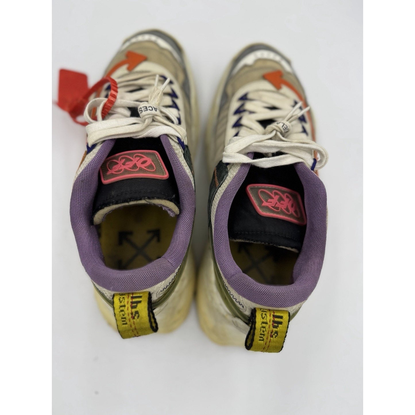 Size 9 - Off-White ODSY-1000 White Orange