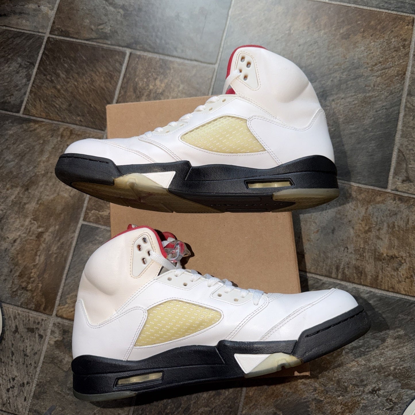 Size 11 - Air Jordan 5 Retro 2013 White Fire Red