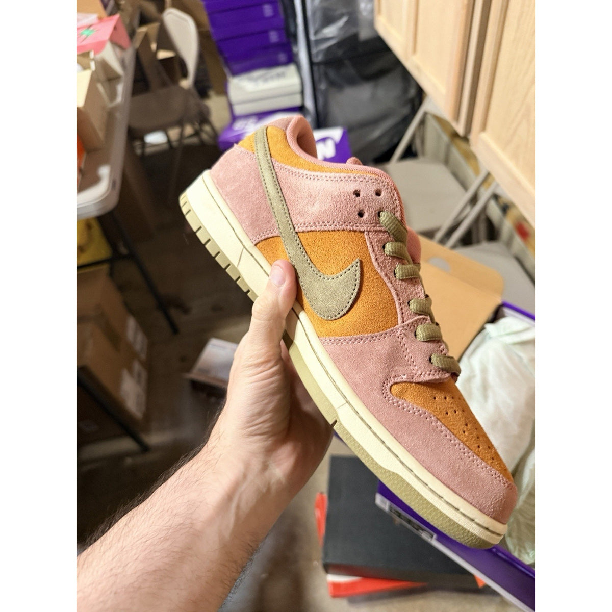 Size 12 - Nike Dunk SB Low Red Stardust