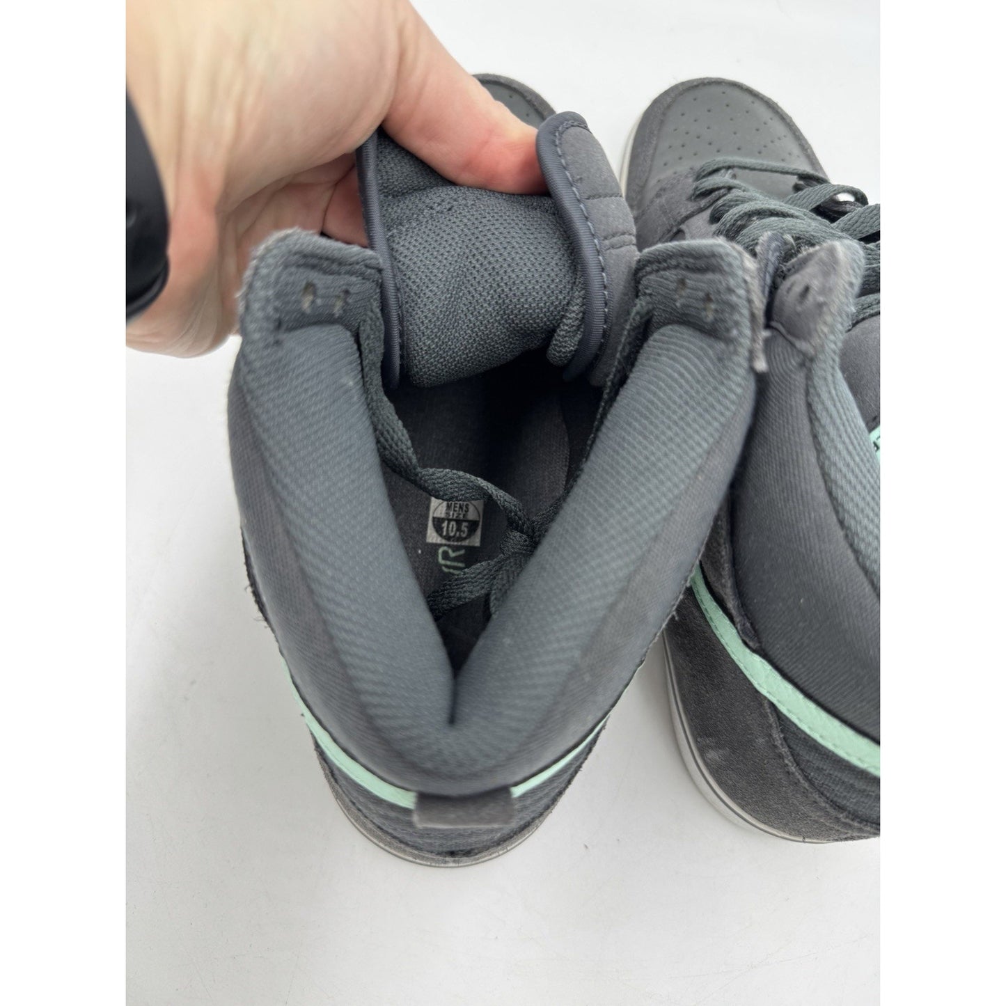 Size 10.5 - Nike Dunk LR High Anthracite Medium Mint