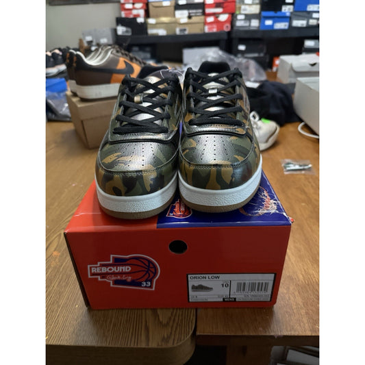 Size 10 Patrick Ewing Orion Low Camo Shoes BS383
