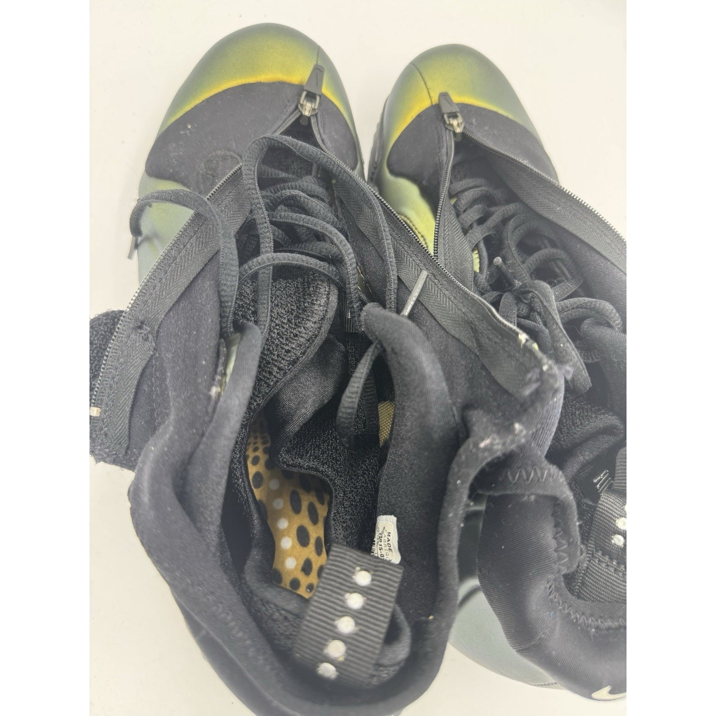 Size 12 - Nike Air Flightposite 2008 Metallic Gold