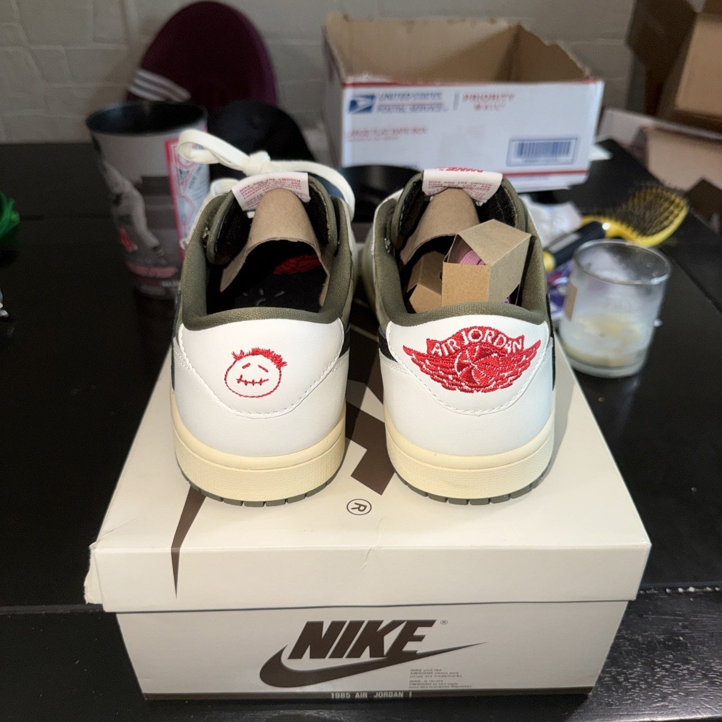 Sz 8 Travis Scott x Jordan 1 Retro Low OG SP Medium Olive 2024 DM7866-200