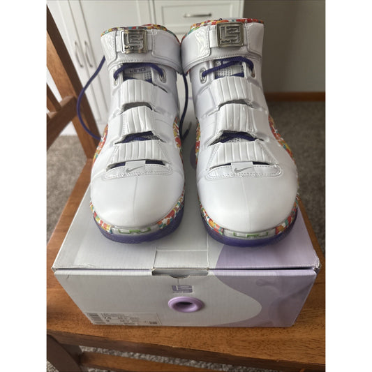 Size 7.5 Men’s 9 Women’s - Nike Zoom LeBron 4 2024 Fruity Pebbles BS068