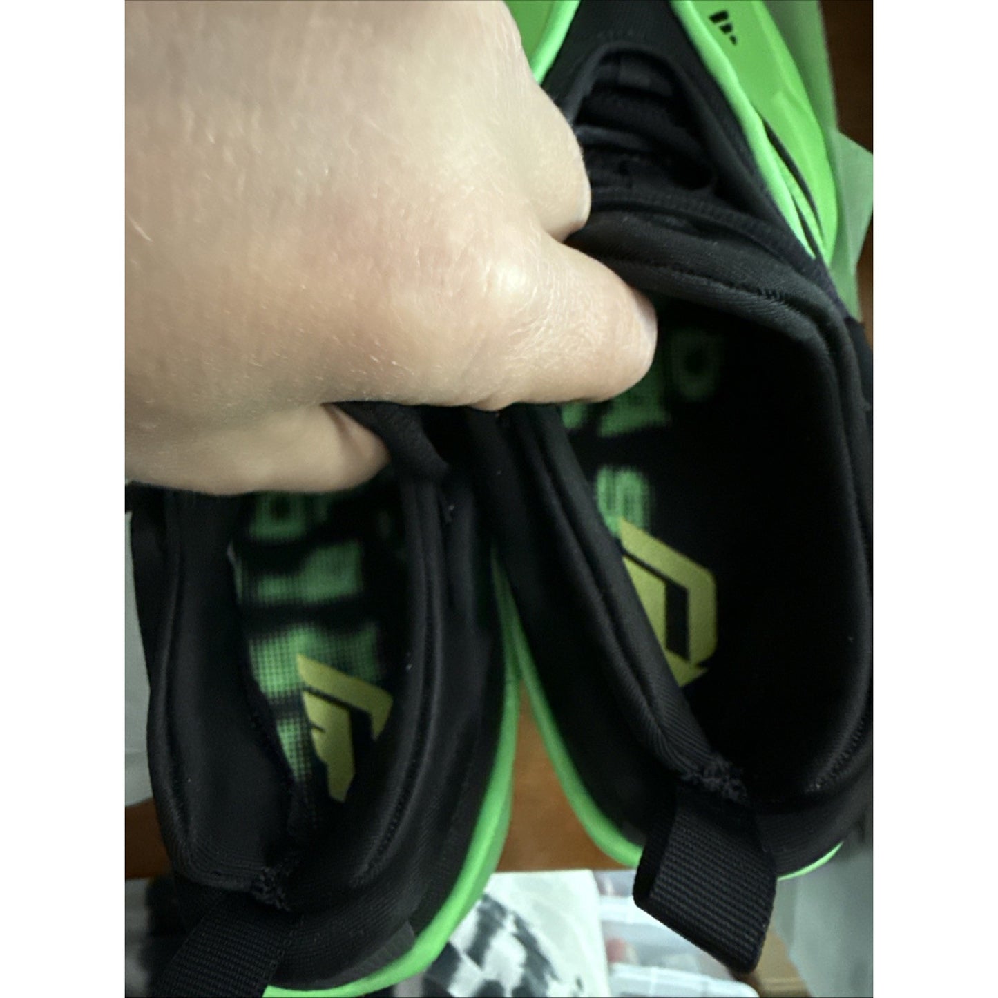 adidas Dame 6.5 Screaming Green/Core Black Men's Sneakers Synthetic JR2508