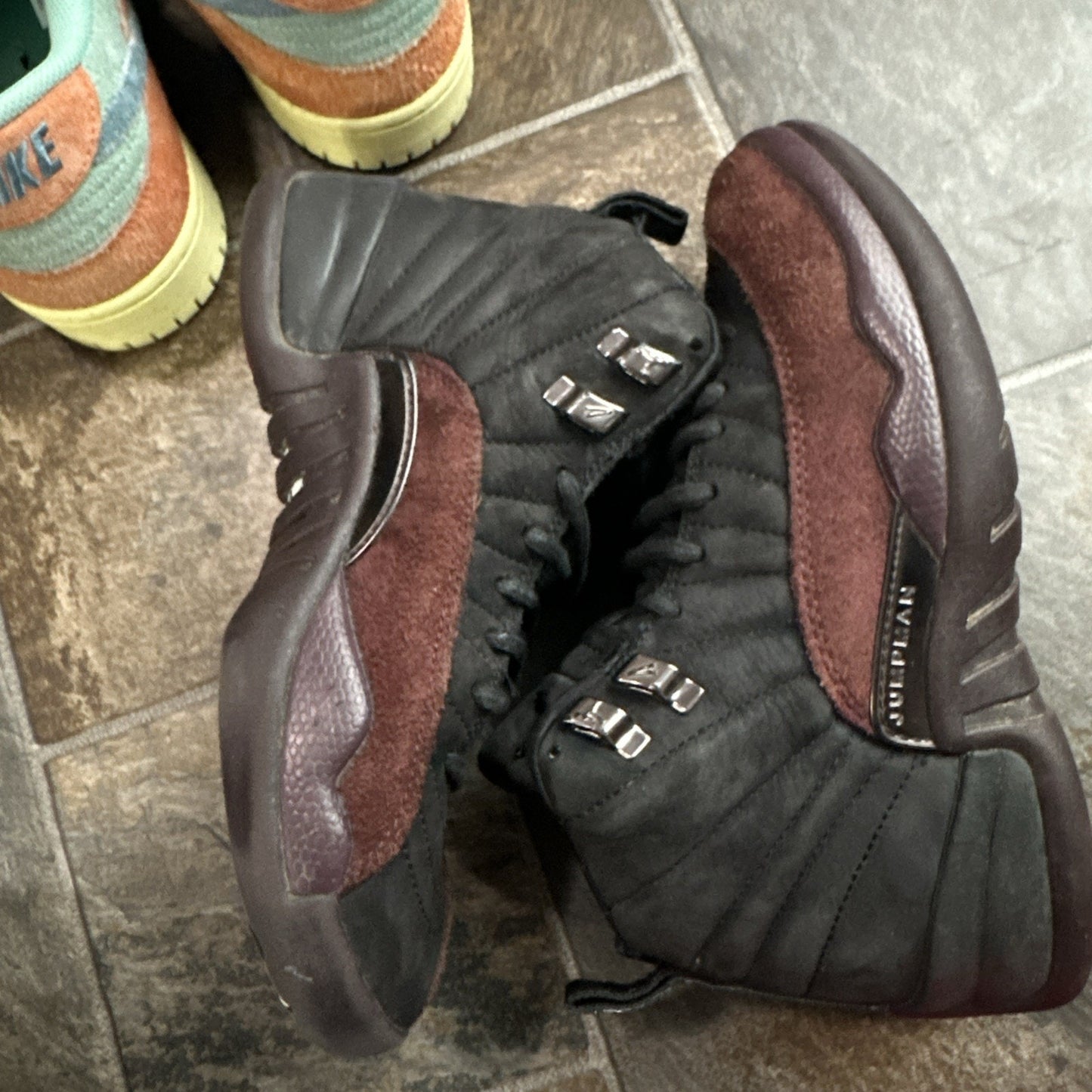 Size 6 - Jordan 12 Retro SP x A Ma Maniere Mid Black W
