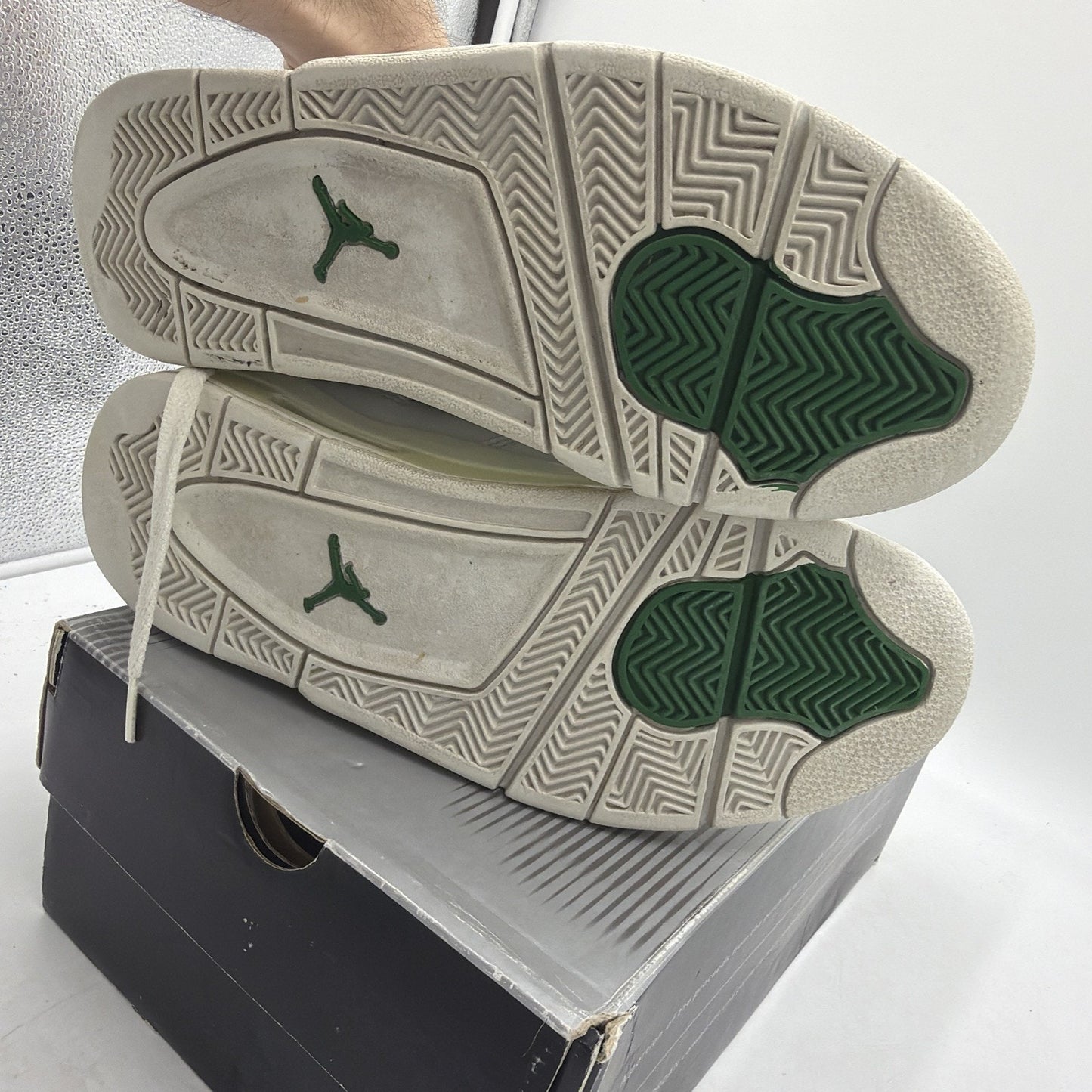 Size 7.5 - Air Jordan 4 Retro 2004 Classic Green