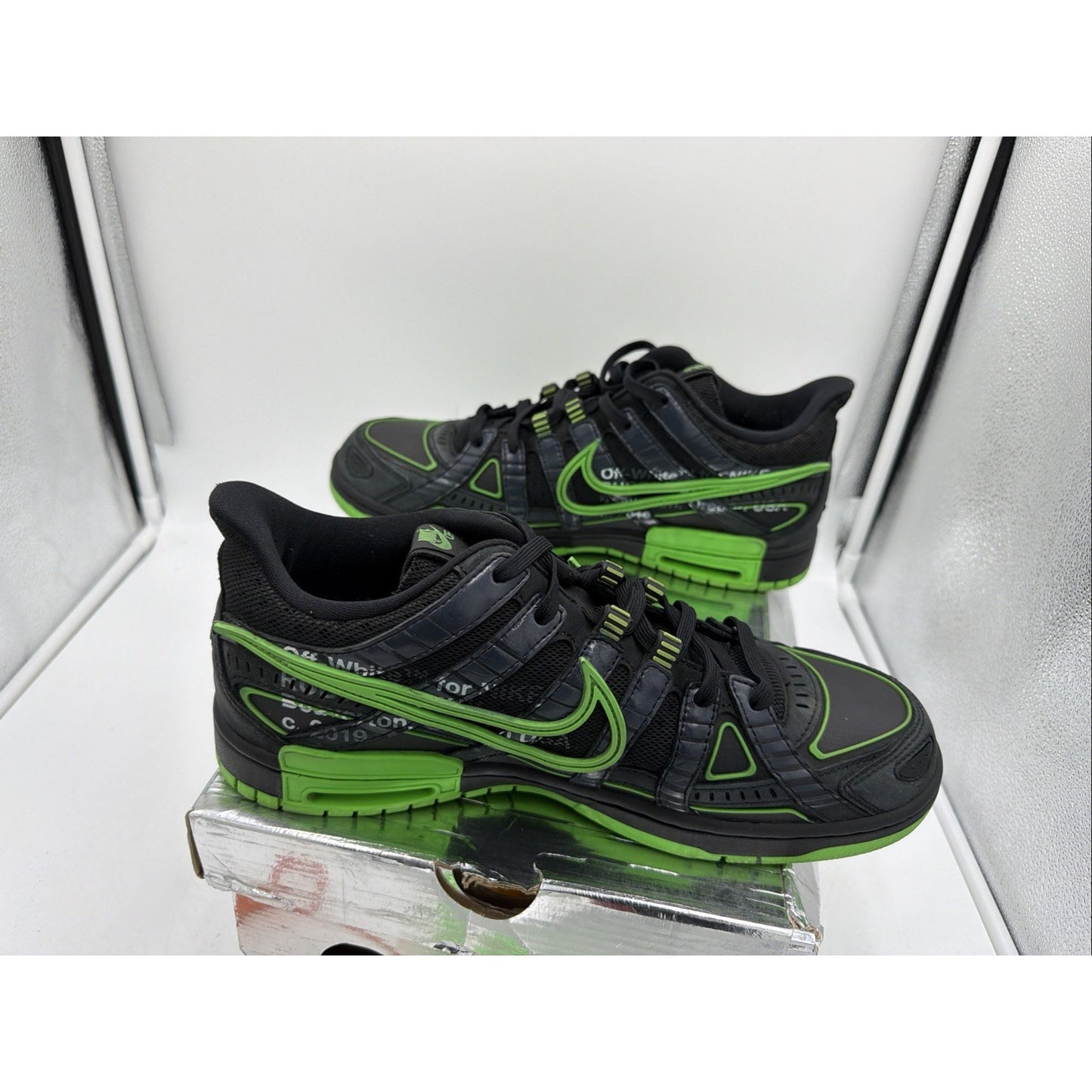 Size 12 - Nike Air Rubber Dunk x Off-White Low Green Strike