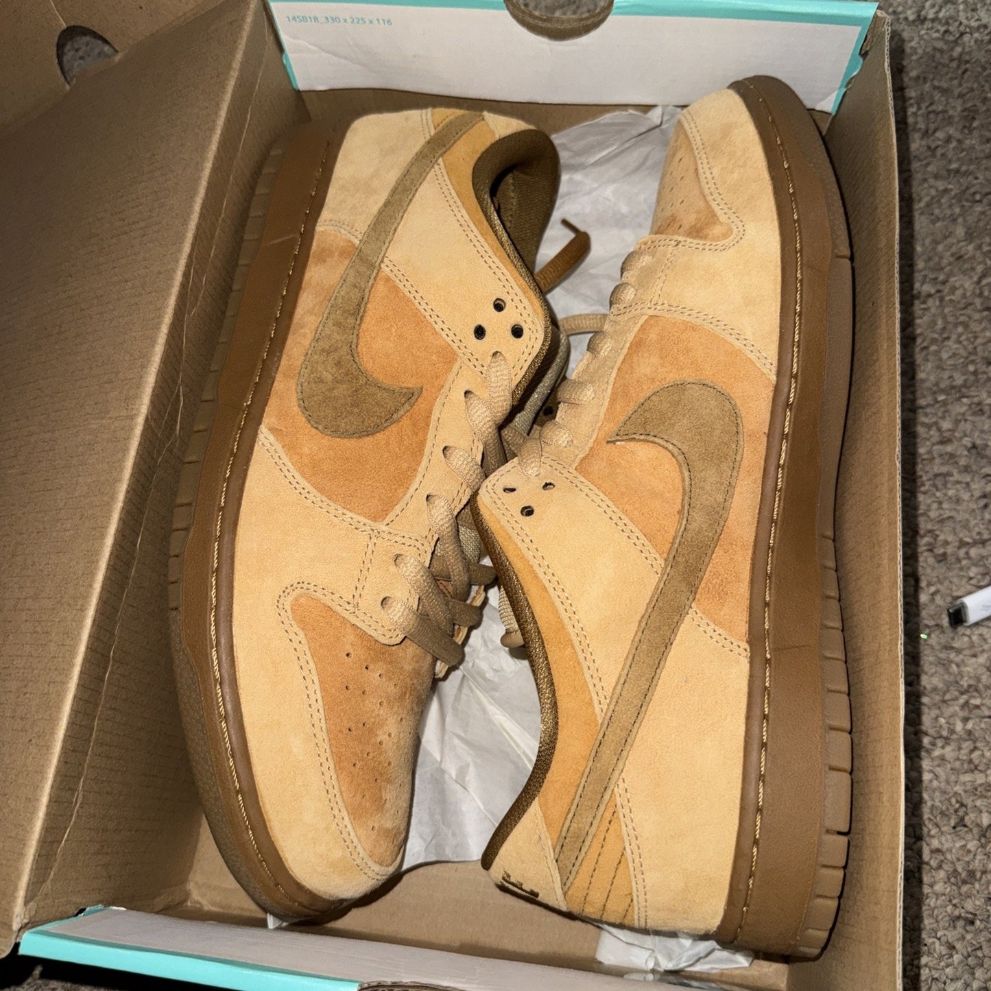 Size 12 - Nike SB Dunk Low Reverse Reese Forbes Wheat