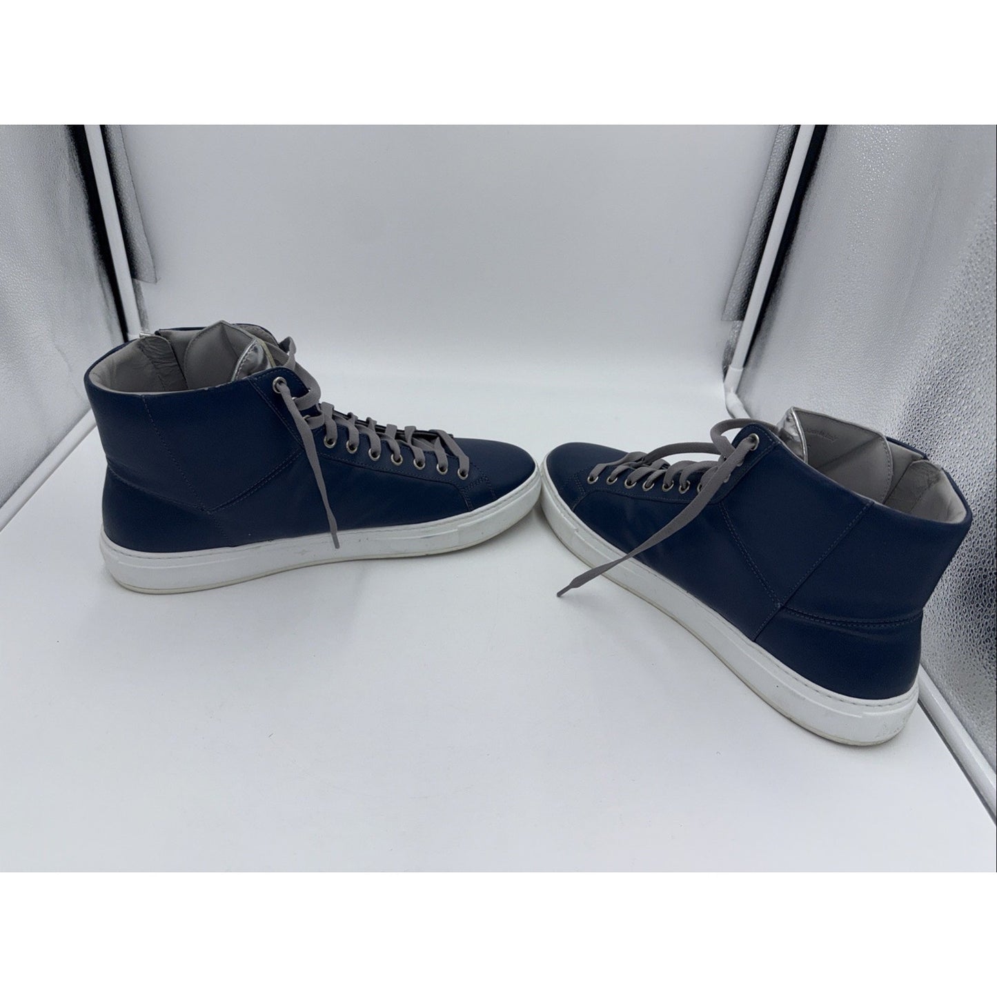 Size 11.5 - MCM Logo High Top Blue