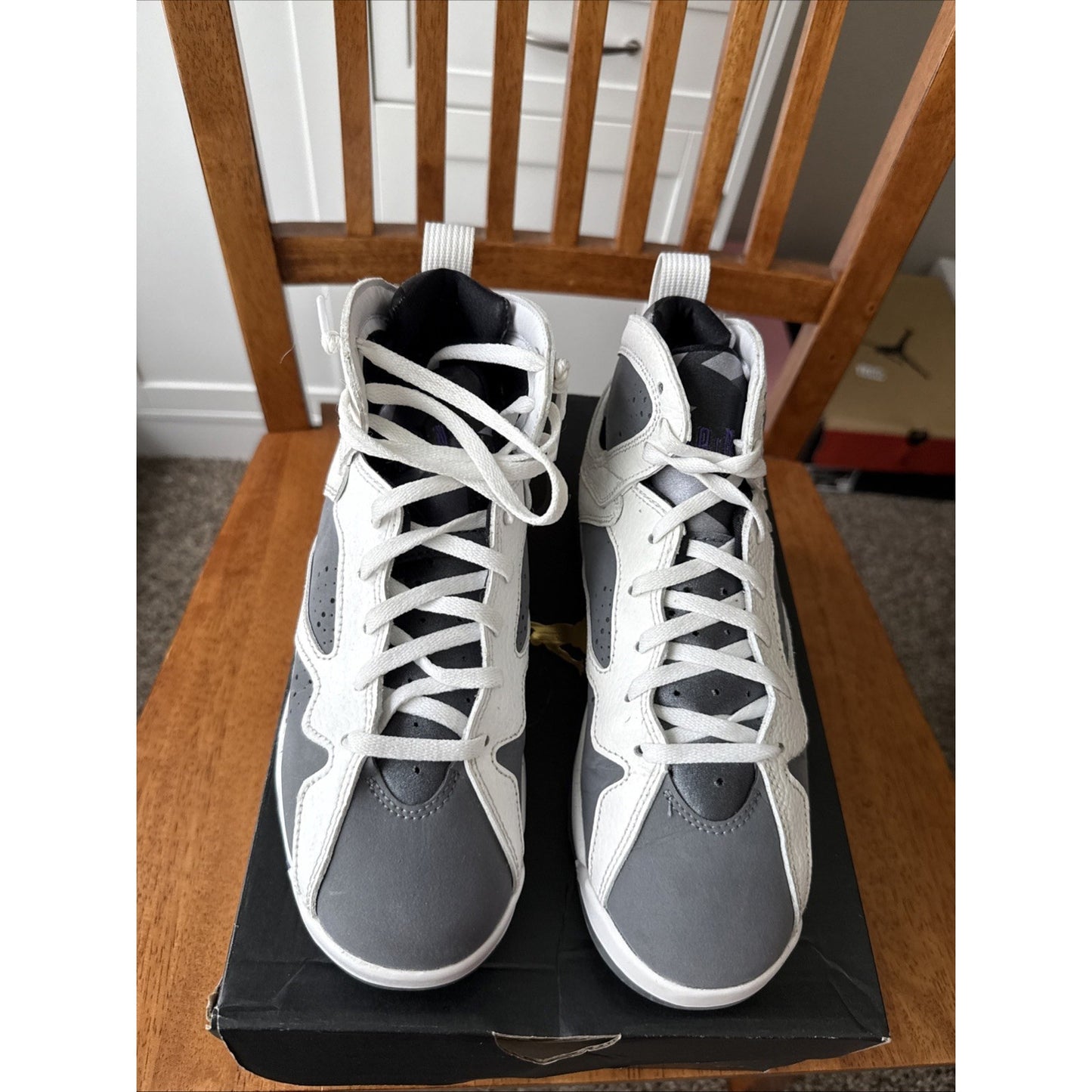 NIKE AIR JORDAN 7 FLINT GS Size 5.5Y DJ2777-100 BS268