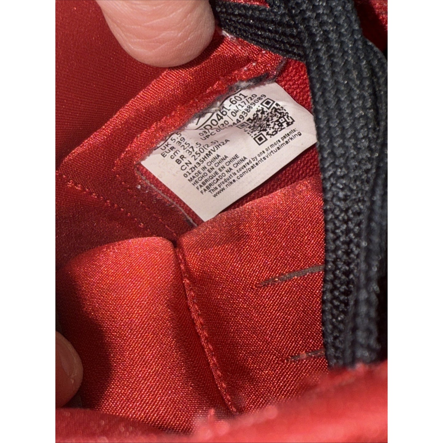 Size 8 - Air Jordan 1 Retro OG High Satin Red W