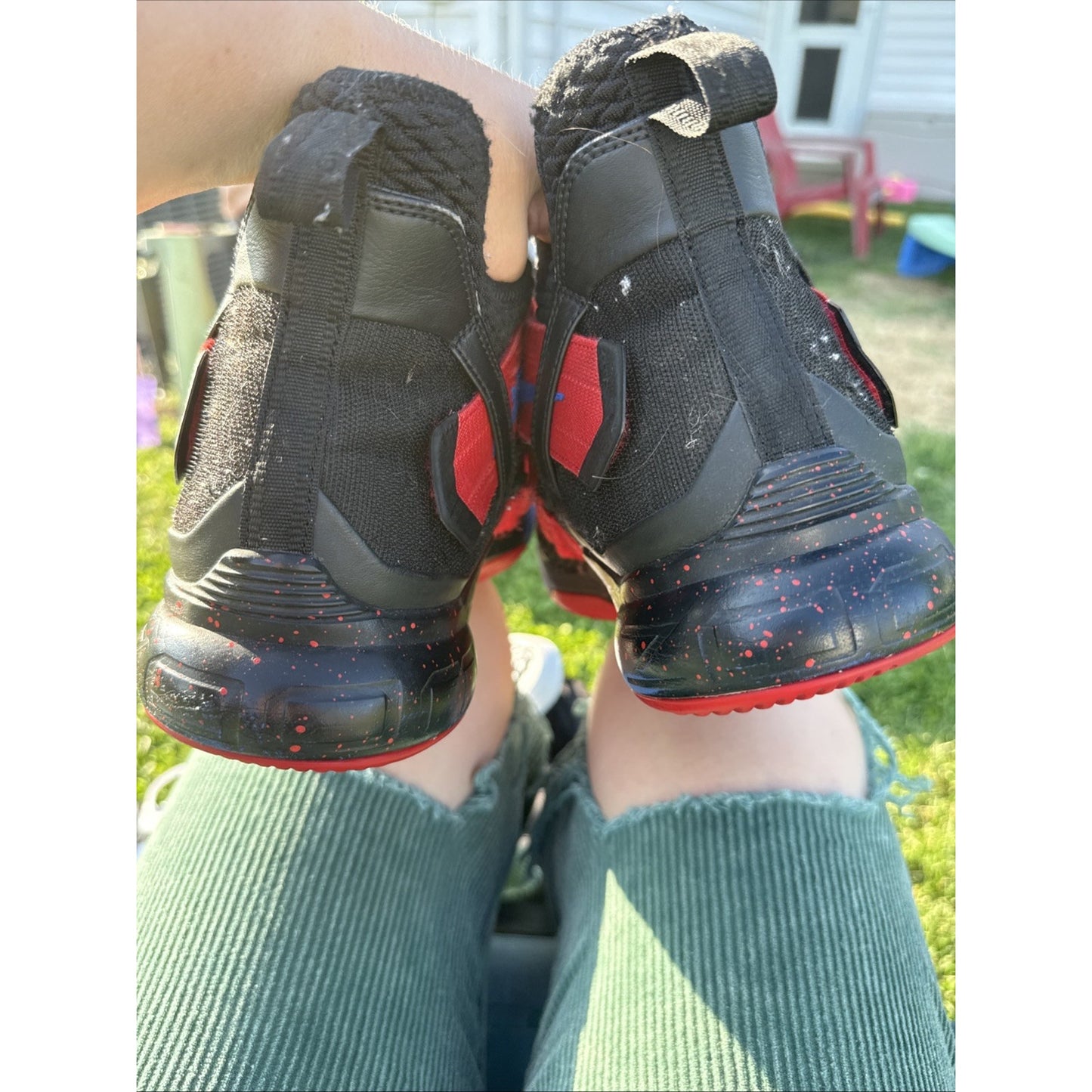 Size 15 Nike LeBron Solider Xii Red Black Promo Sample Tagged