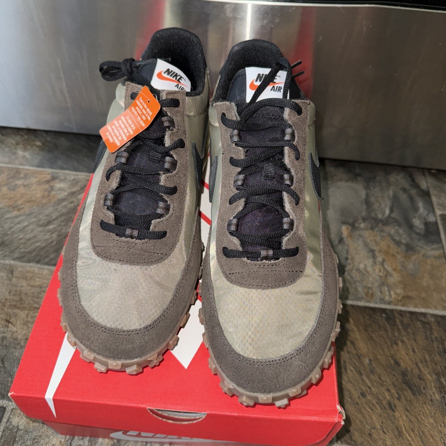 Size 10.5 - Nike Air Max Waffle Racer SP Matte Olive