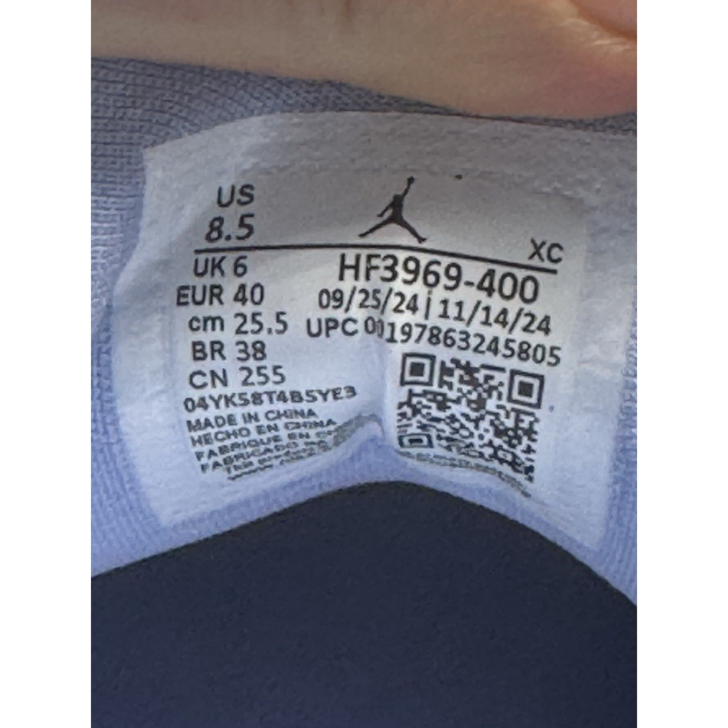 Size 8.5 - Air Jordan 1 Method of Make Low Satin Aluminum W