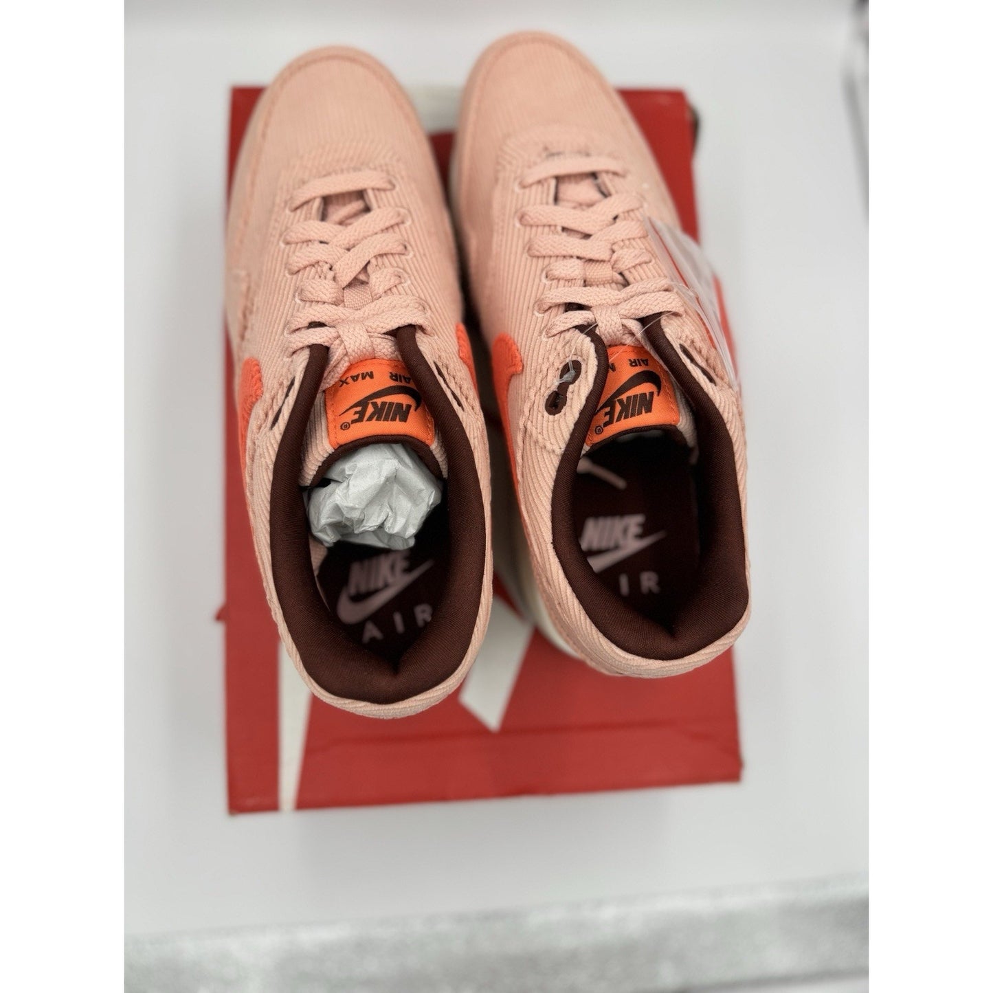 Size 8.5 - Nike Air Max 1 Premium Coral Stardust Corduroy bs893