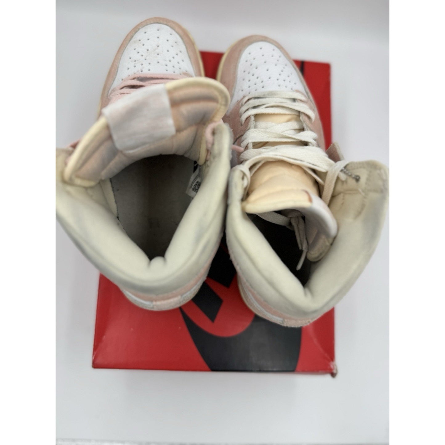Women's Nike Air Jordan 1 Retro Hi OG Washed Pink Shoes FD2596-600 Size 9.5