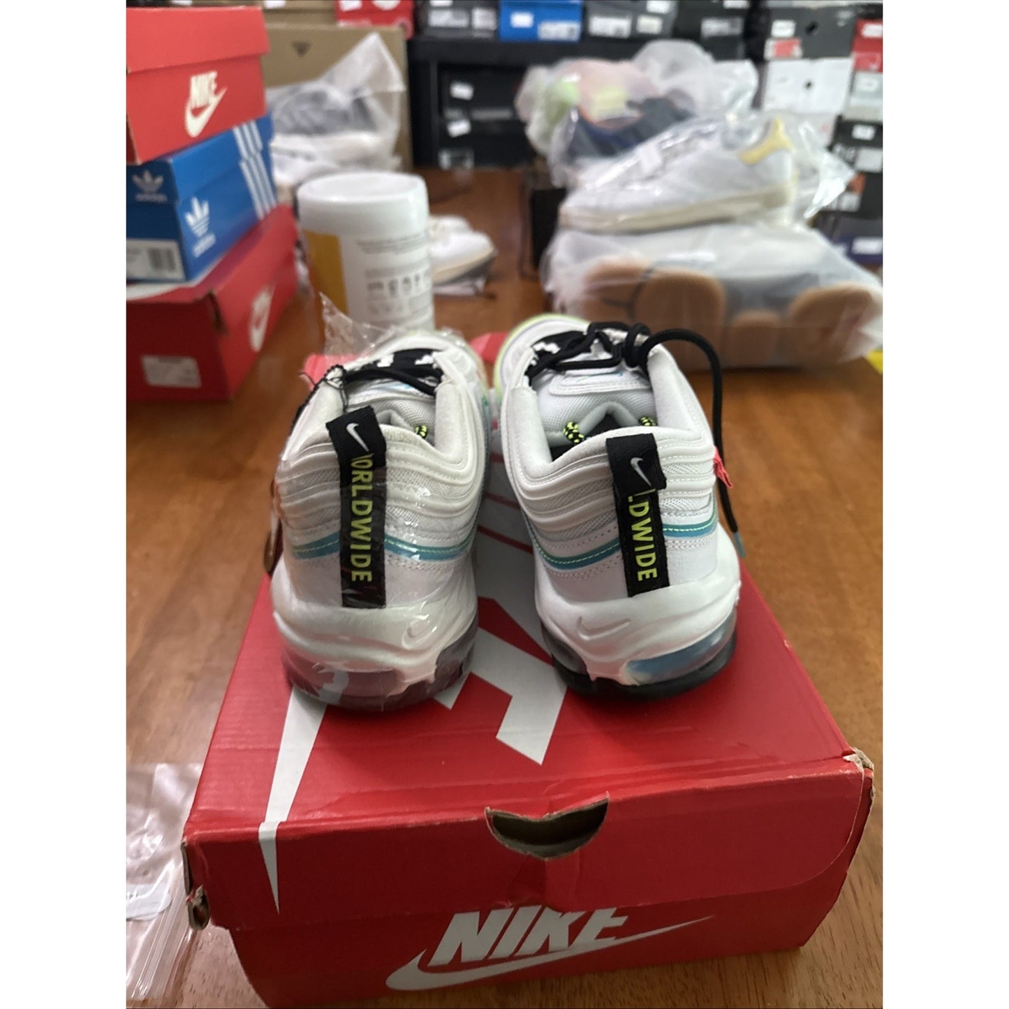 Size 10 - Nike Air Max 97 Worldwide Pack - White Rare BS415