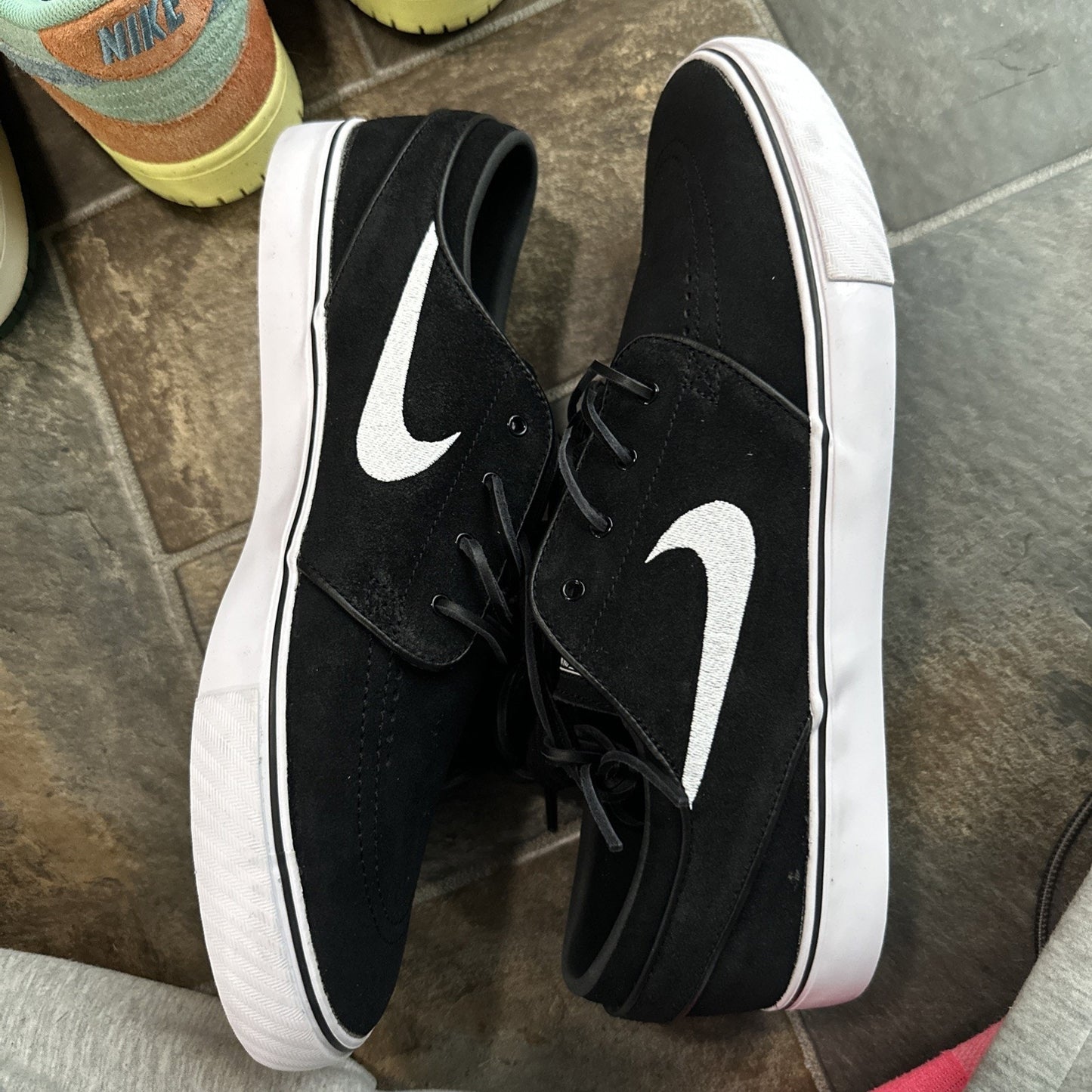 Size 11.5 - Nike Zoom Stefan Janoski+ SB Black White