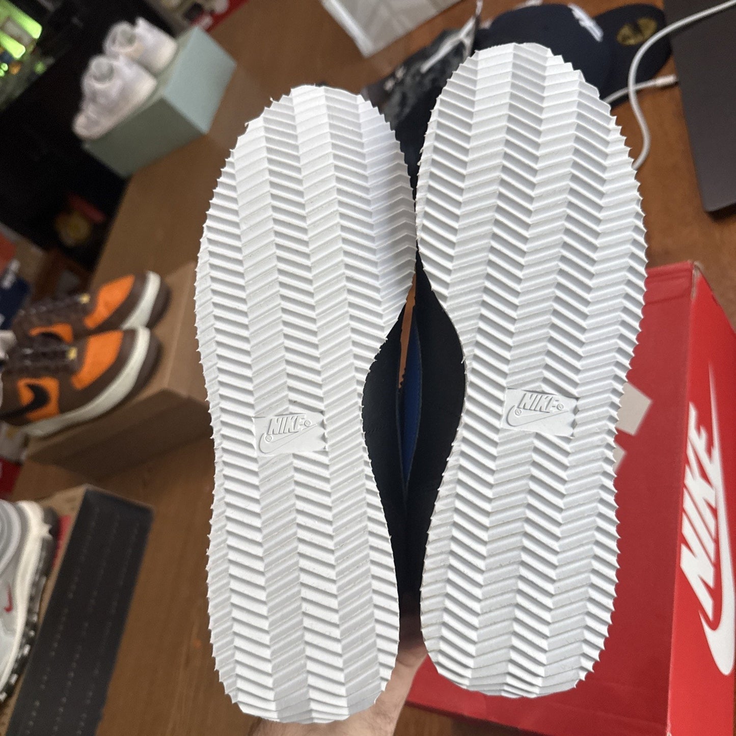 Size 9.5 - Nike Cortez Basic SE Game Royal BS427