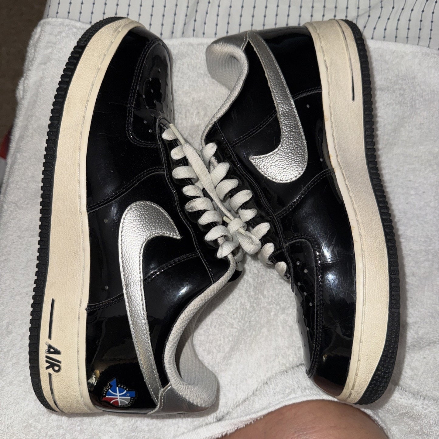 Size 8.5 Nike Air Force 1 Low 2010 NBA All Star Dallas Black 315122-018 No Box
