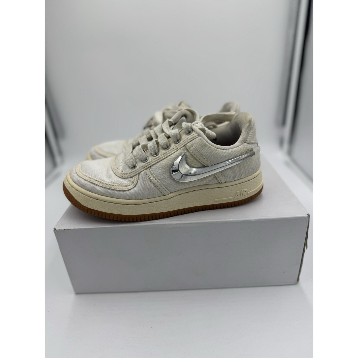 Size 5 - Nike Travis Scott x Air Force 1 Sail bs869