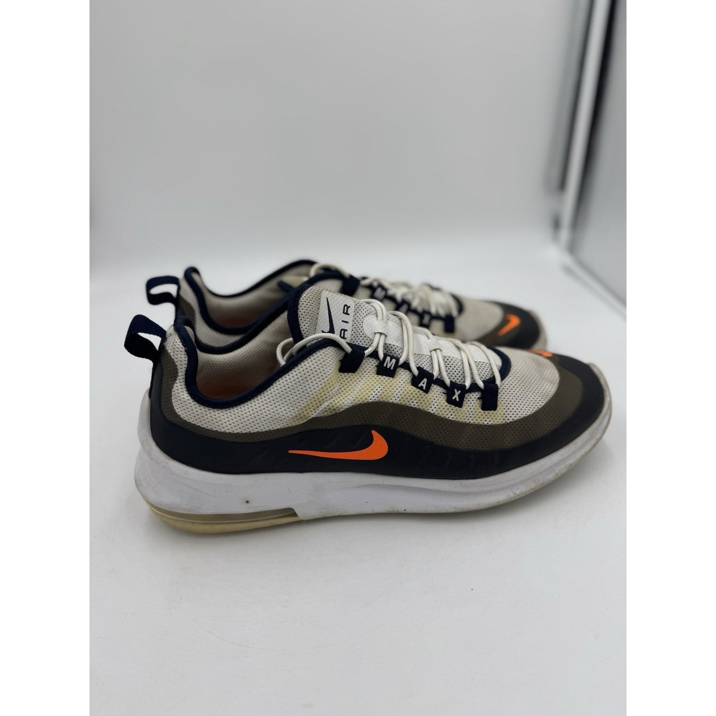 Size 12 - Nike Air Max Axis White Obsidian Orange