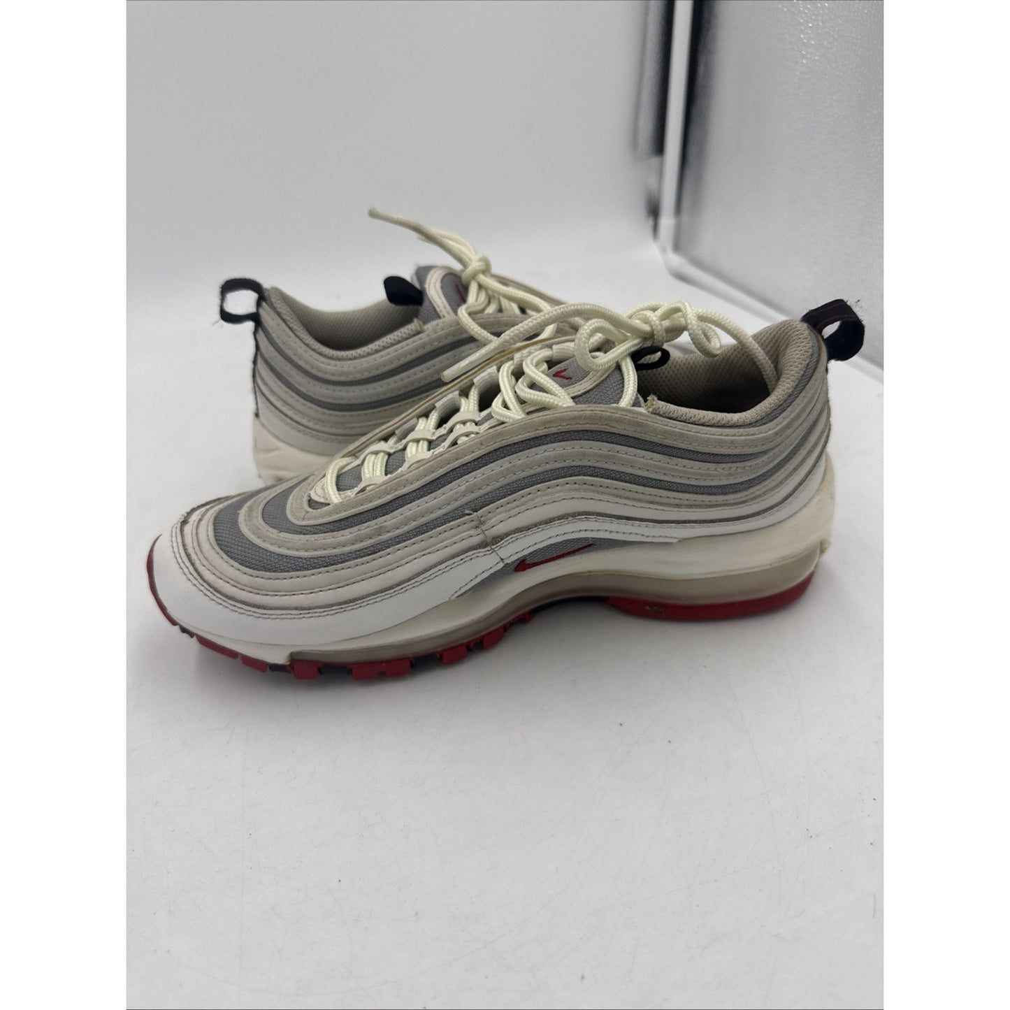 Size 5 (GS) - Nike Air Max 97 Low White Bullet