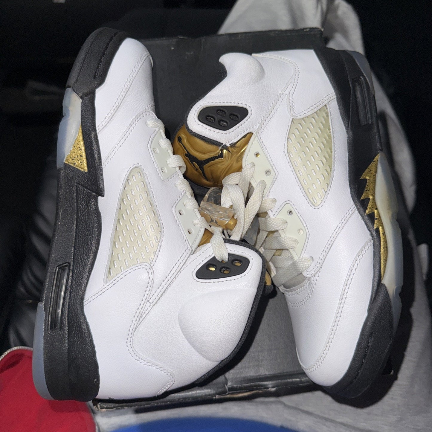 Size 5.5 Y Nike 440888–133 Jordan 5 Retro Olympic 2016