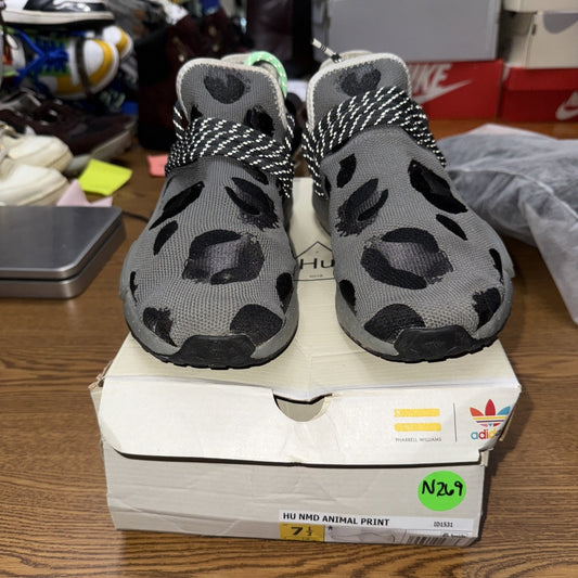 Adidas x Pharrell Hu NMD Animal Print ID1531 Ash Grey (Men’s 7.5) No Box