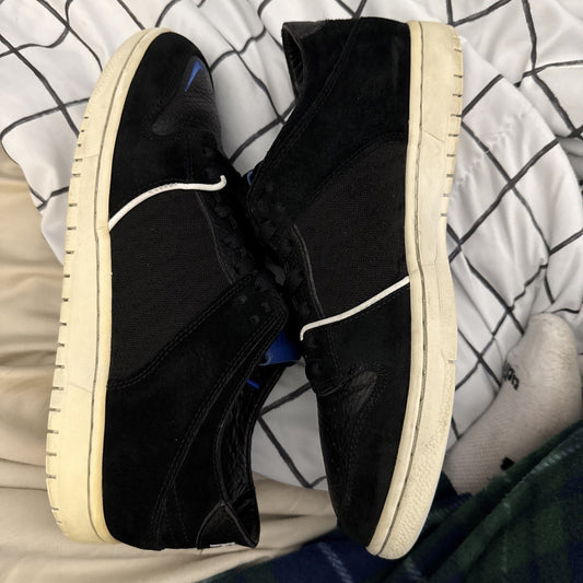 Nike SB Zoom Dunk Low Pro QS Soulland Black/Game Royal Skateboarding Shoes US 10