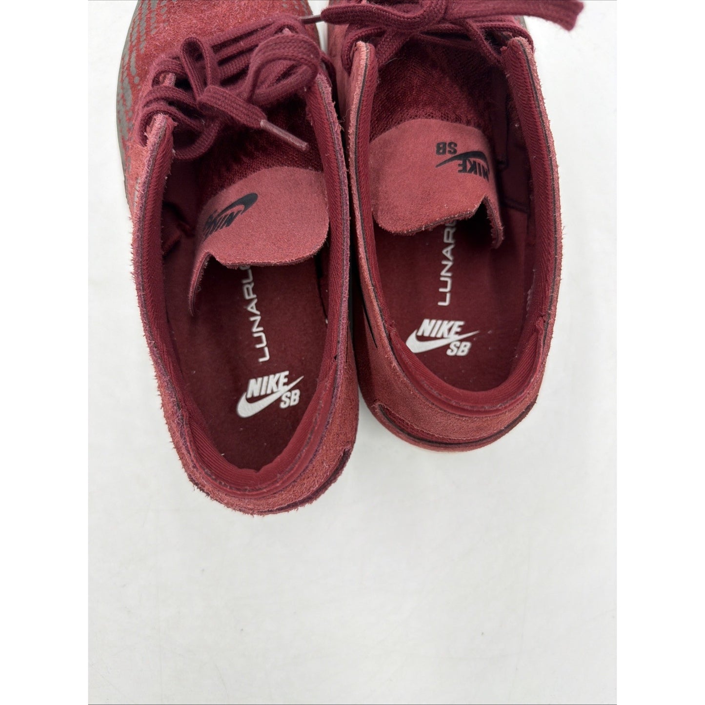 Size 9 Nike Sb Lunar One Shot Sample Tagged Red Black