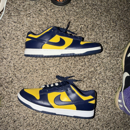 Size 10 - Nike Dunk Low Michigan 2021