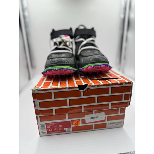Size 10 - Nike Air Force 1 x Off-White Black 2022 BS614