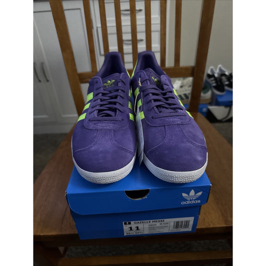 Sz 11- Adidas Men’s Gazelle Messi Soccer Indoor Shoes BS104