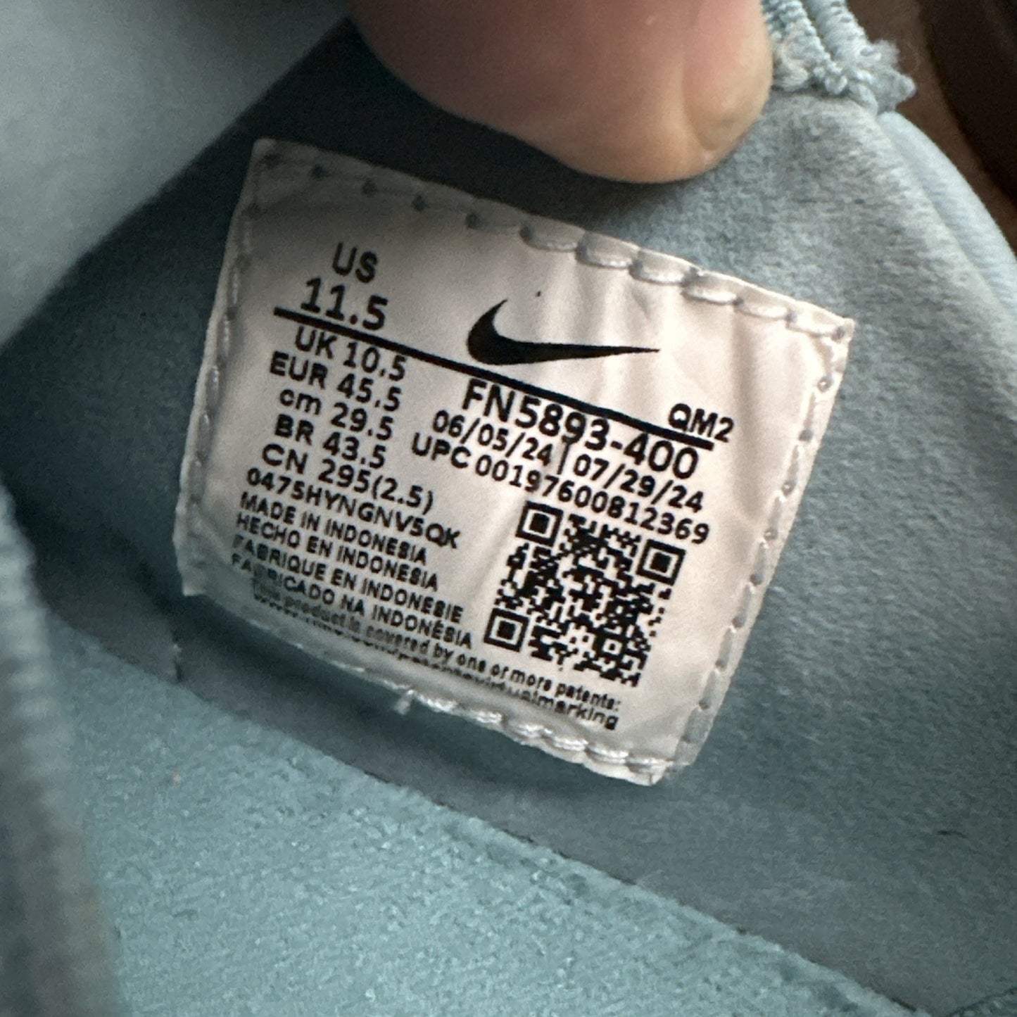 Size 11.5 - Nike Zoom Stefan Janoski+ Slip SB Denim Turquoise