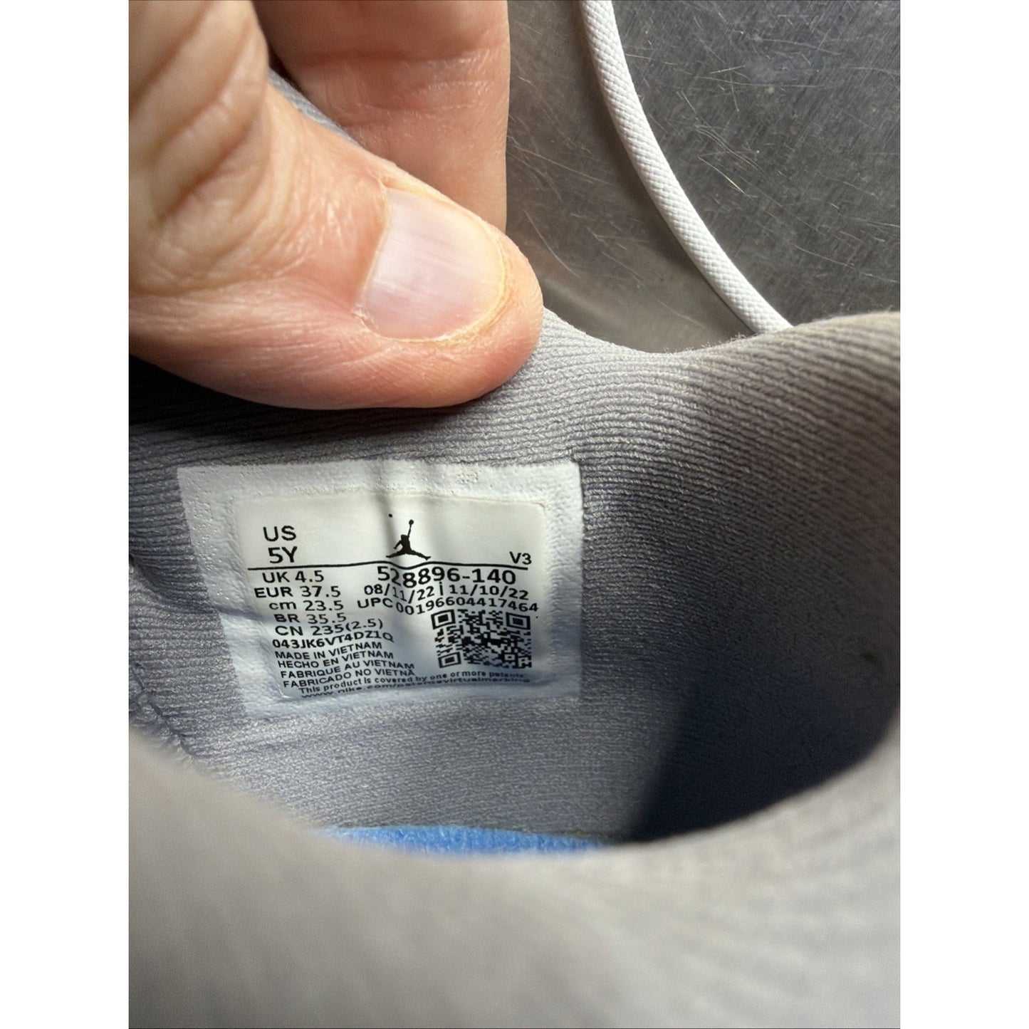 Size 5 (GS) - Jordan 11 Retro Low Cement Grey