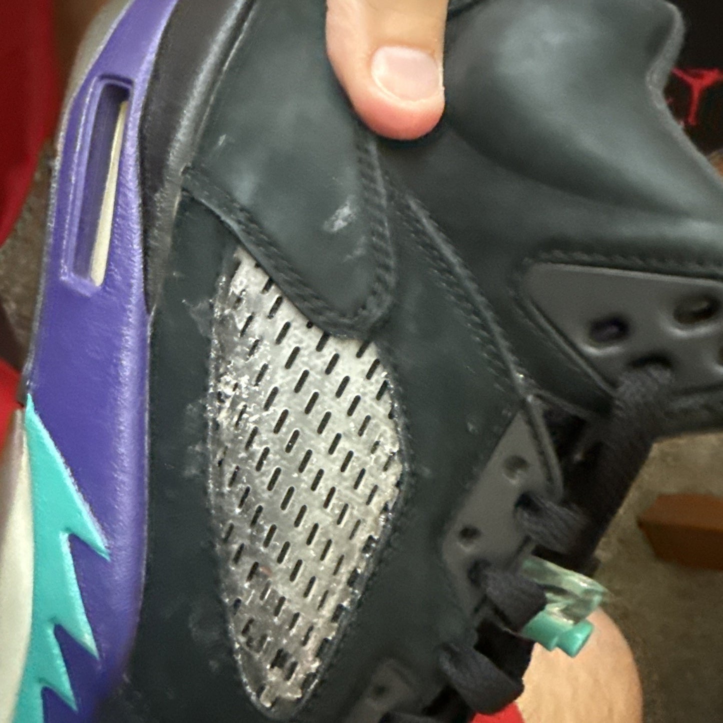 Size 8 - Air Jordan 5 Retro Black Grape BS 220