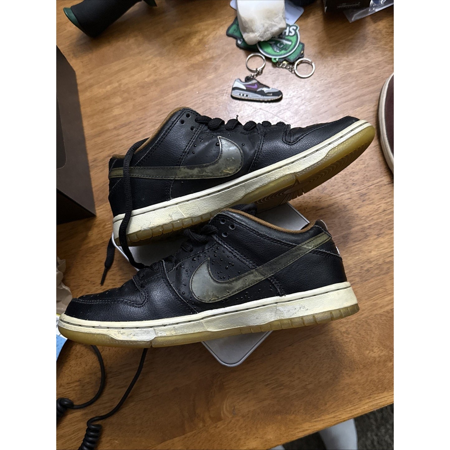 Size 6 - Nike Dunk Premium SB Qs Low Black Rain