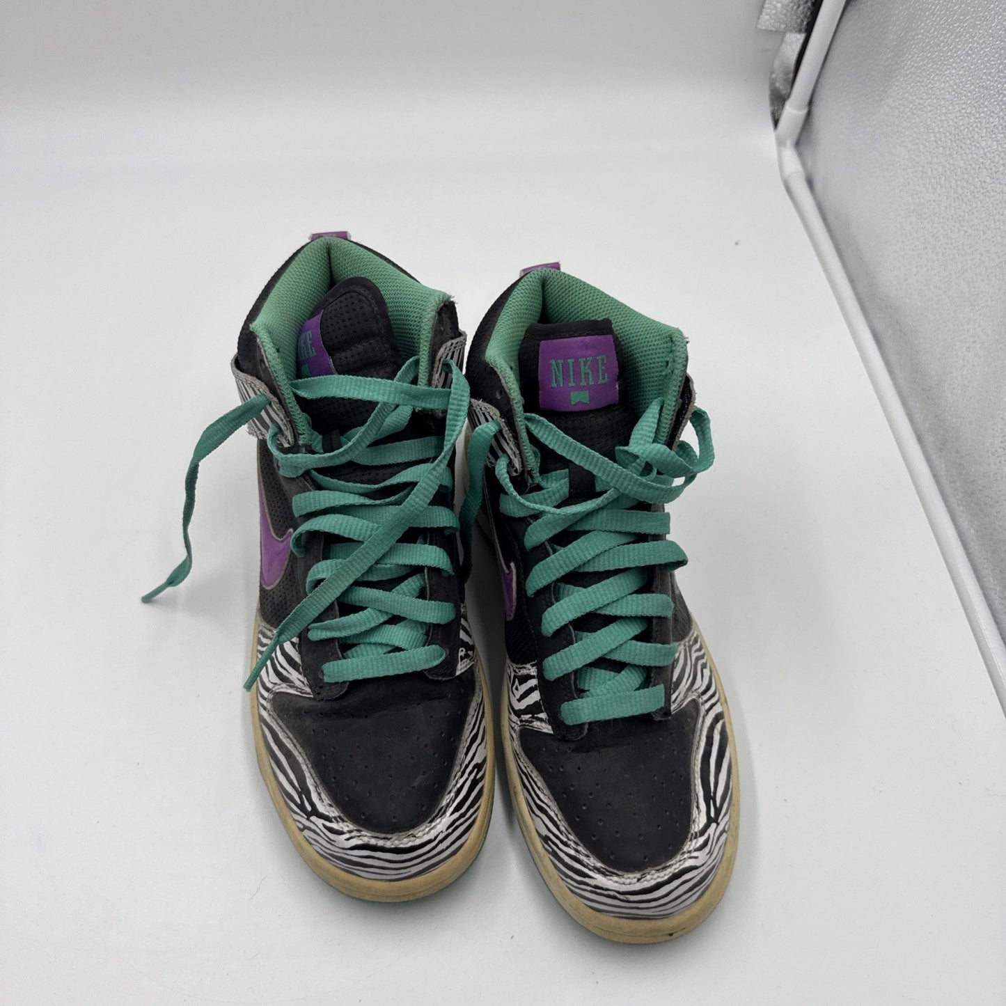 Size 7.5 - Nike Dunk 6.0 Premium High Liquid City Liberty Zebra Sky W Rare