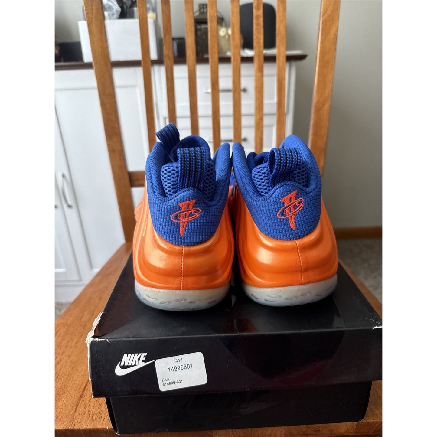 Size 10.5 - Nike Air Foamposite One Knicks BS249