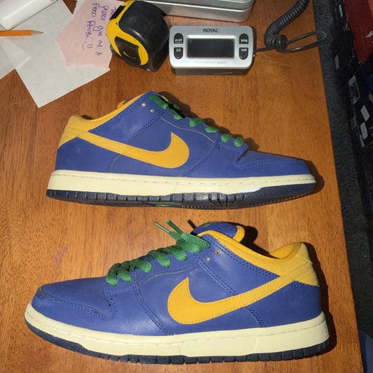 Size 7.5 - Nike Dunk Pro SB Low Royal Blue Midas Gold