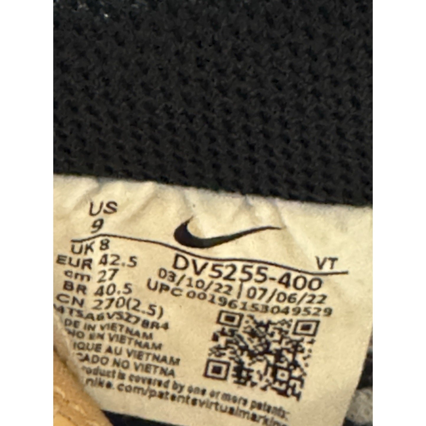 Size 9 - Nike Undefeated x Air Force 1 Low Total Orange