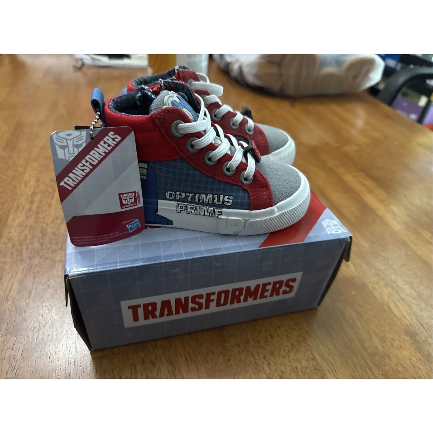 Size 7c Ground up Transformers Optimus Prime Shoes BS416