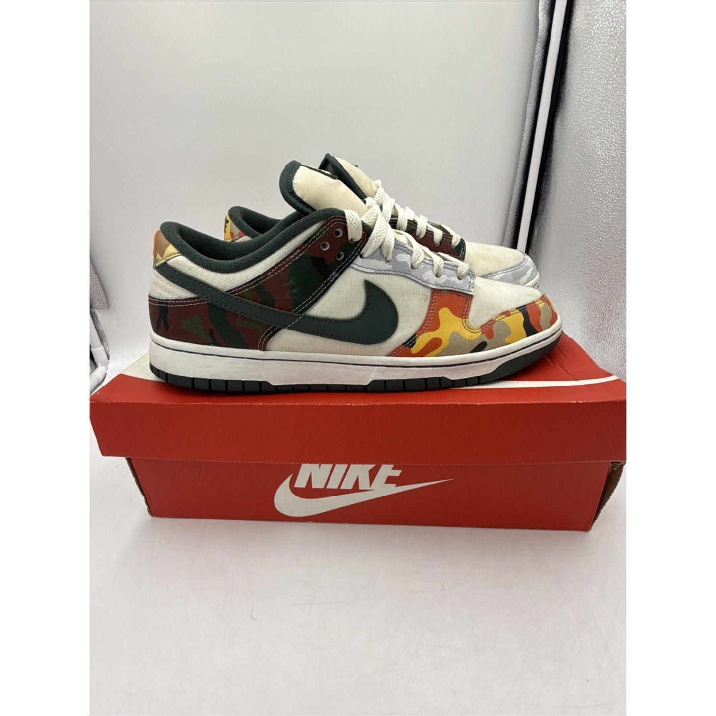 Size 11 - Nike Dunk SE Low Sail Multi-Camo