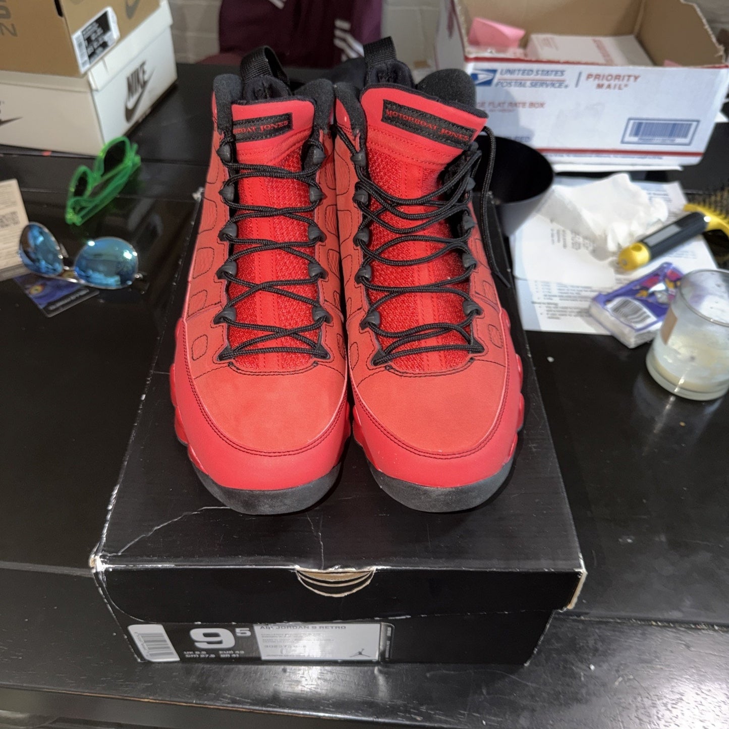Size 9.5 - Air Jordan 9 Retro Motorboat Jones