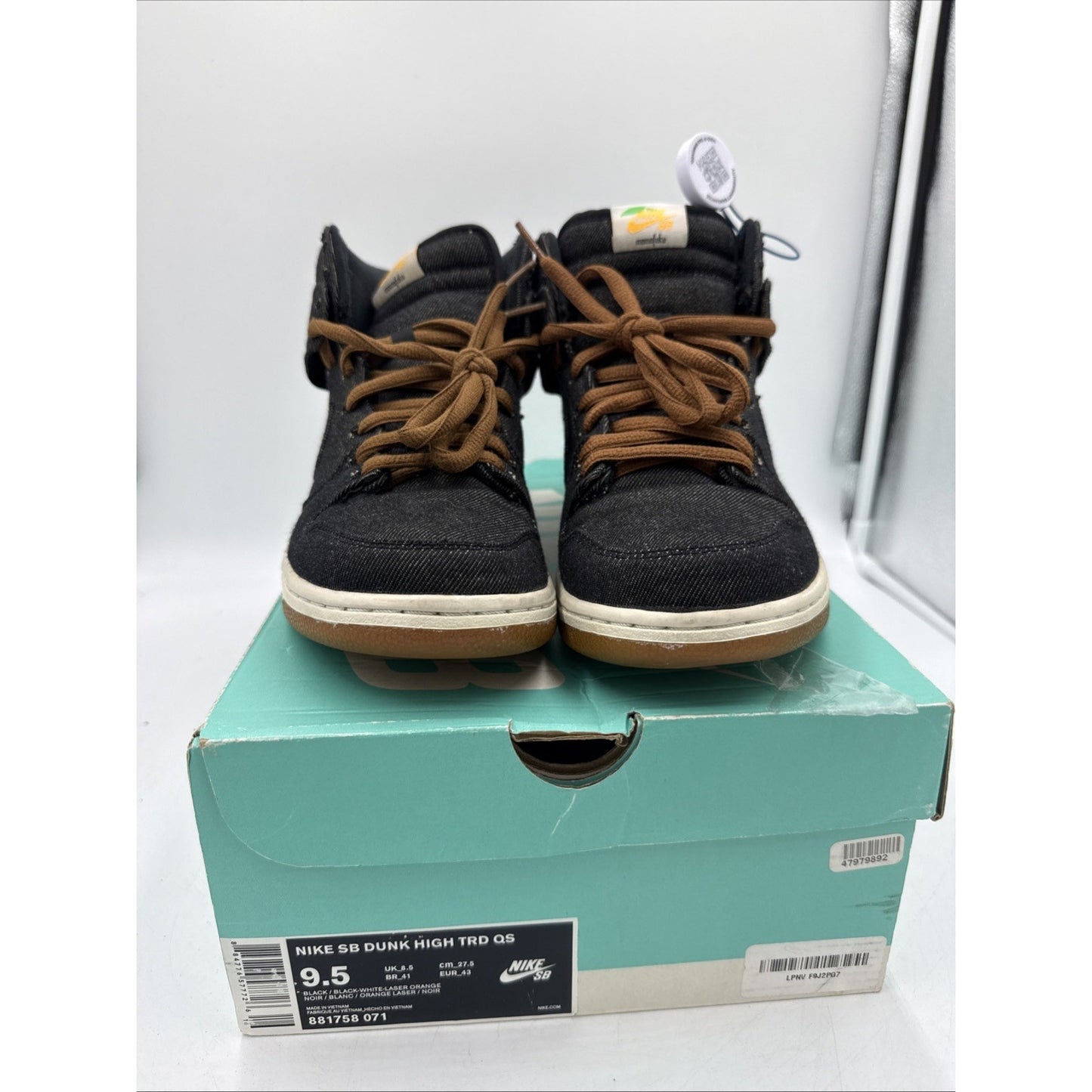 Size 9.5 - Nike Momofuku x Dunk Pro SB High Black